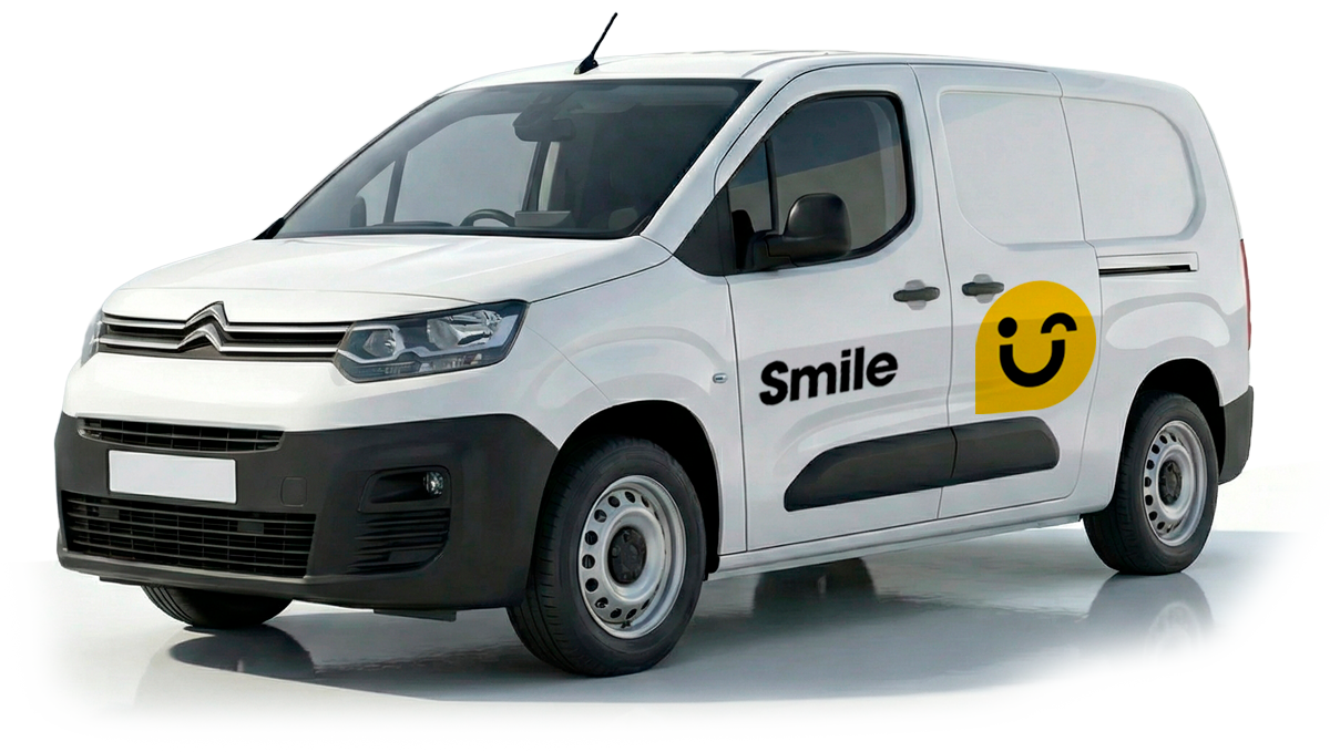 Citroen Berlingo on a white background
